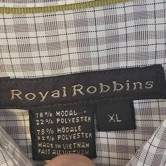 Royal Robbins Long Sleeve Button Down Size XL EUC - Picture 5 of 8